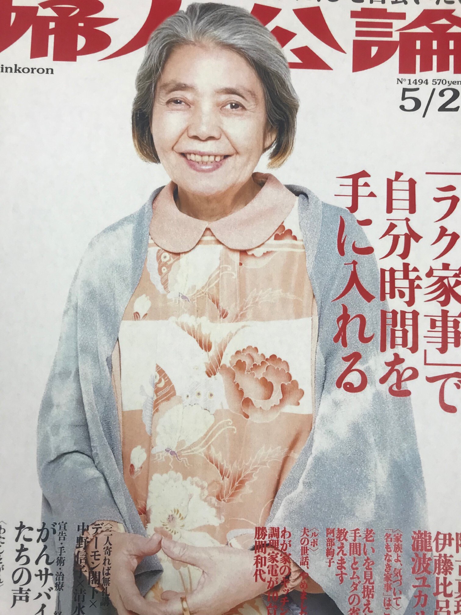 Read more about the article 野田あすかが婦人公論に掲載