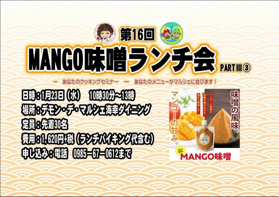 Read more about the article Mango味噌ランチ会⑯終了